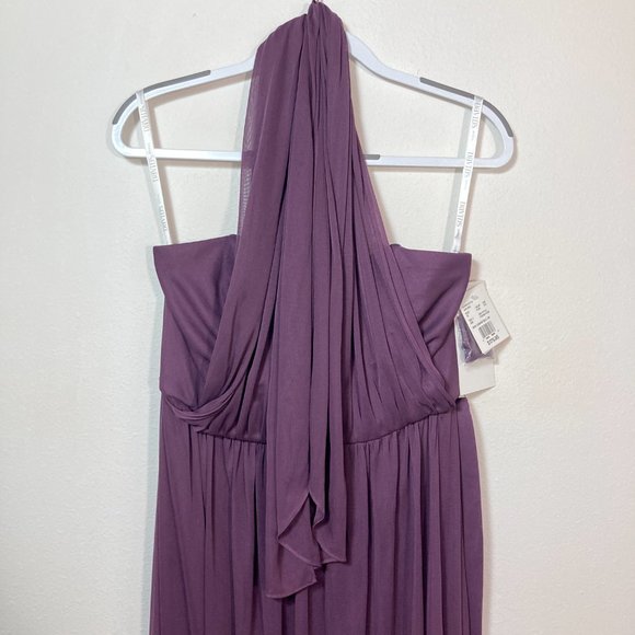 David's Bridal Plum Versa Convertible Dress F15782/F19515 Size 12 - Picture 5 of 16